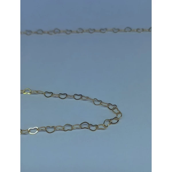 Corrente de metal Corações
