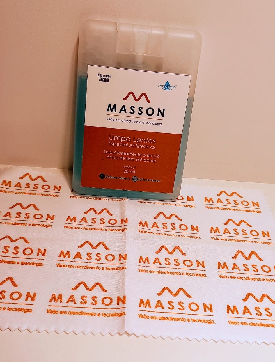 Limpa Lentes Masson com flanela 